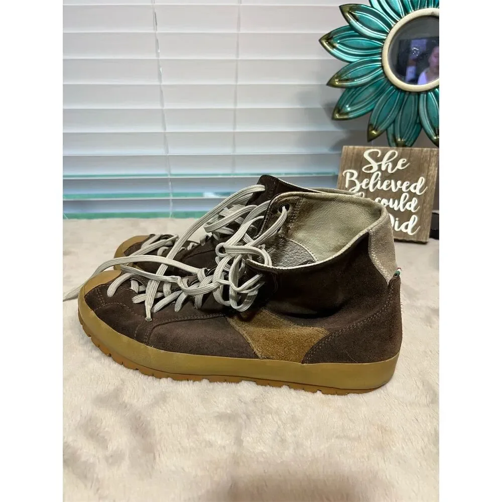 Dolomite Men's High Top Hiking Sneakers Brown Leather Size 11.5